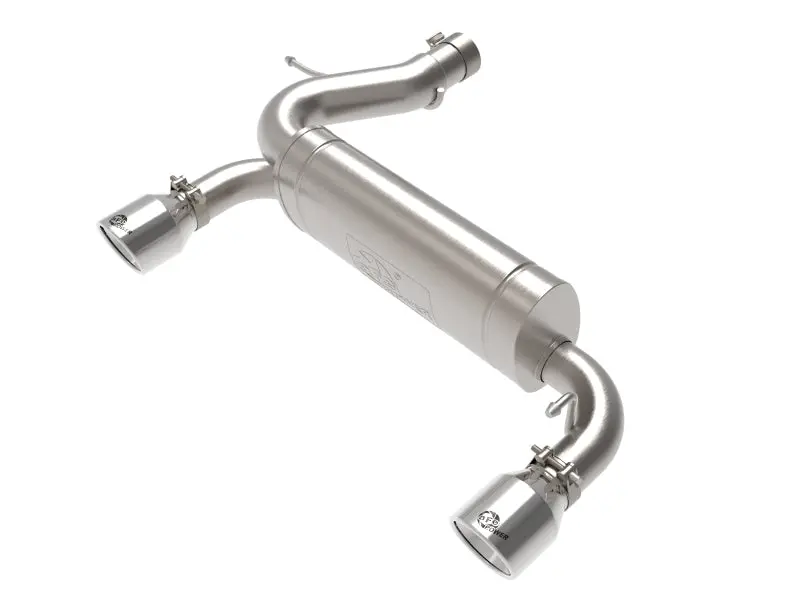 Afe Vulcan 3In 304 Ss Axle-Back Exhaust 2021+ Ford Bronco L4-2.3L (T)/V6-2.7L (Tt) W/ Polished Tips - Afe49-33137-P 1