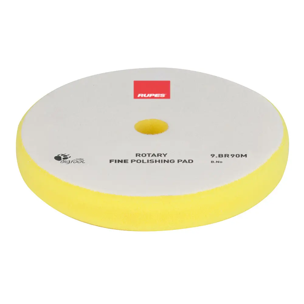 Rupes Rotary Fine Polishing Foam Pad 75/90Mm - Yellow [9.Br90m] 1