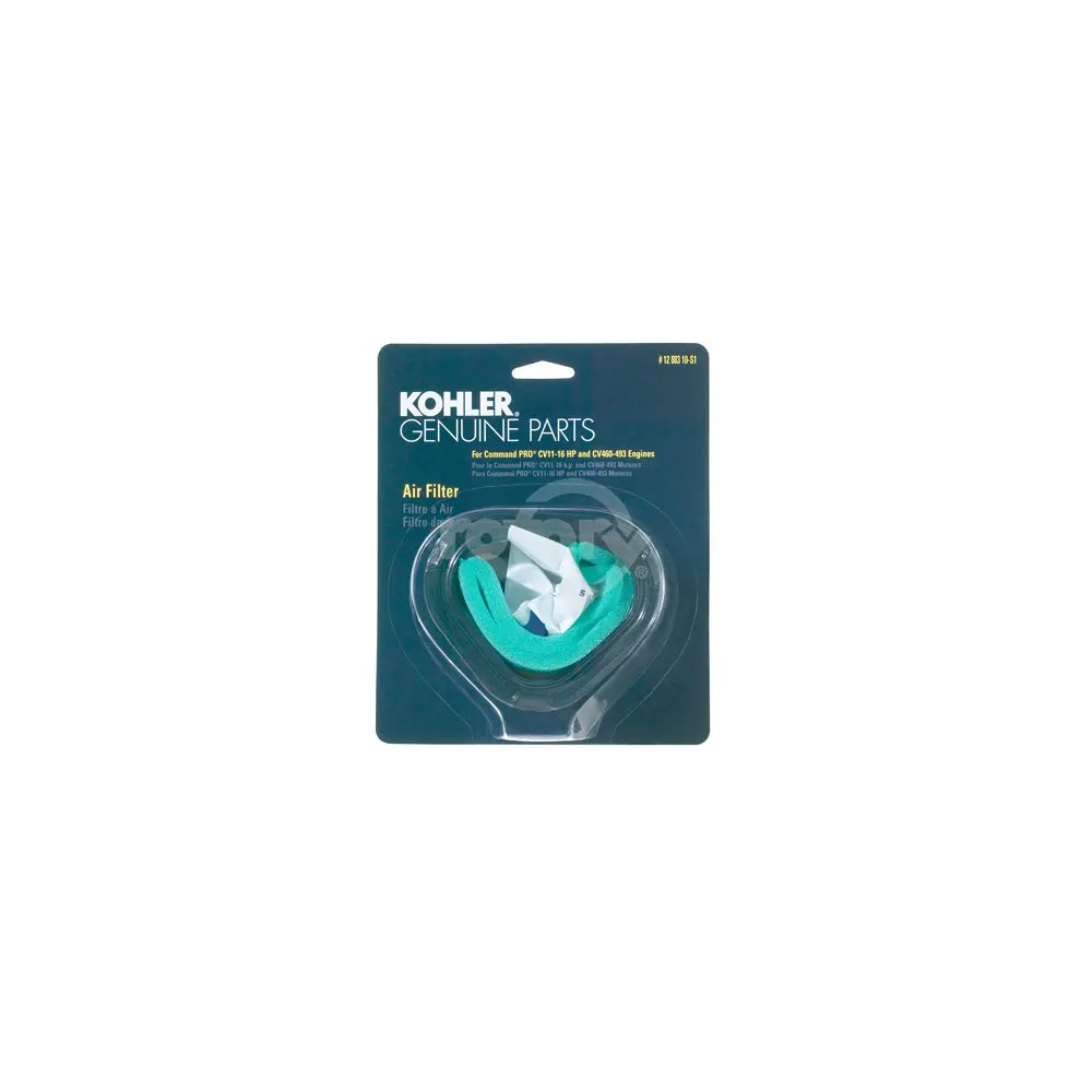 Carded Oem Air Filter Kit Kohler 1288310S1 1