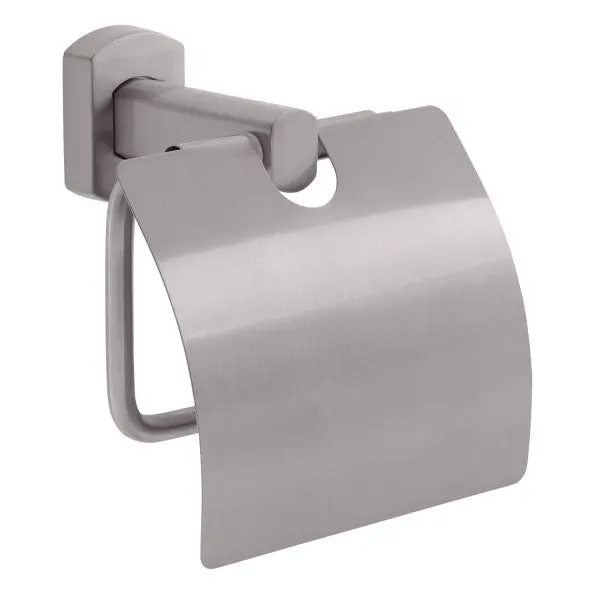 Ambassador Marine – Miah- Single Post Toilet Paper. Holder W/Lid Brushed Nickel – 130-1801-Np 1