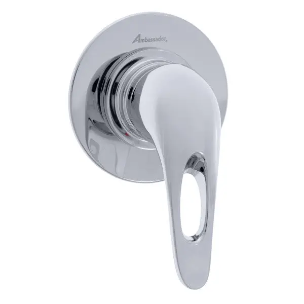 Ambassador Marine – Stasis- 1H Shower Mixer, Thin Wall-Mount Chrome – 135-0132-Cp-R 1