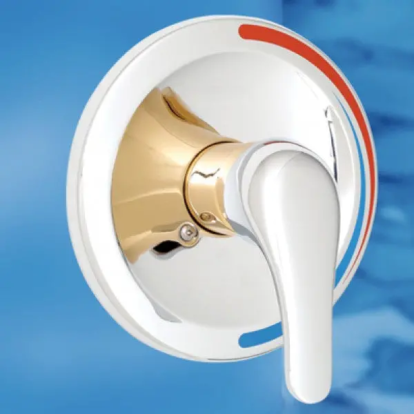 Ambassador Marine – * Pacifica- 1H Pb Shower Mixer Chrome/18K Gold – 134-0805-Cg 1