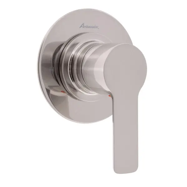 Ambassador Marine – Irva- 1H Shower Mixer, Thin Wall-Mount Brushed Nickel – 134-2132-Np 1
