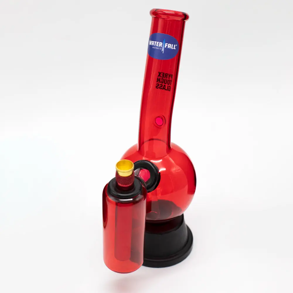Zap Bonza Glass Bong - Red (Chamber) 1