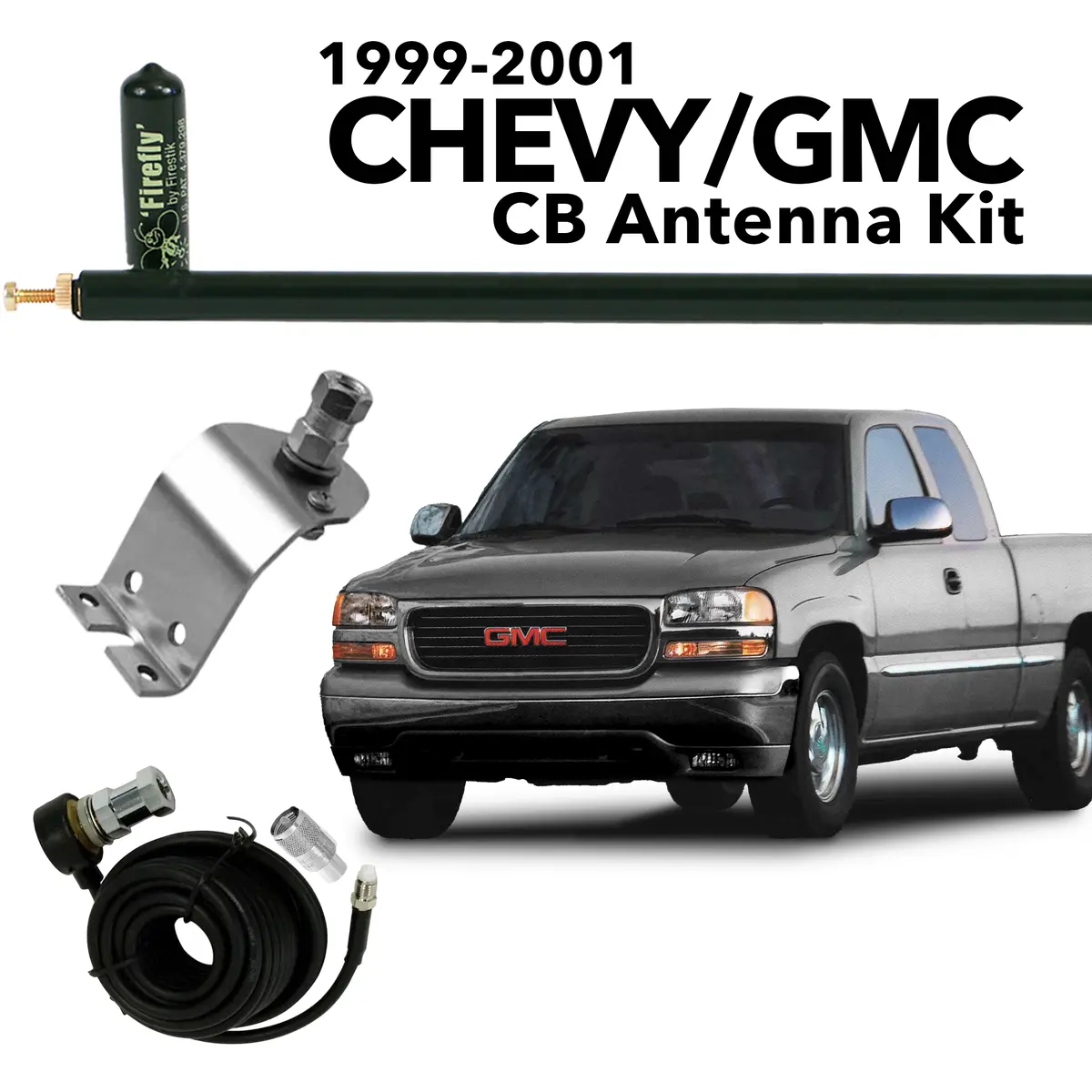 1999-2001 Chevy Gmc Cb Antenna Kit 1