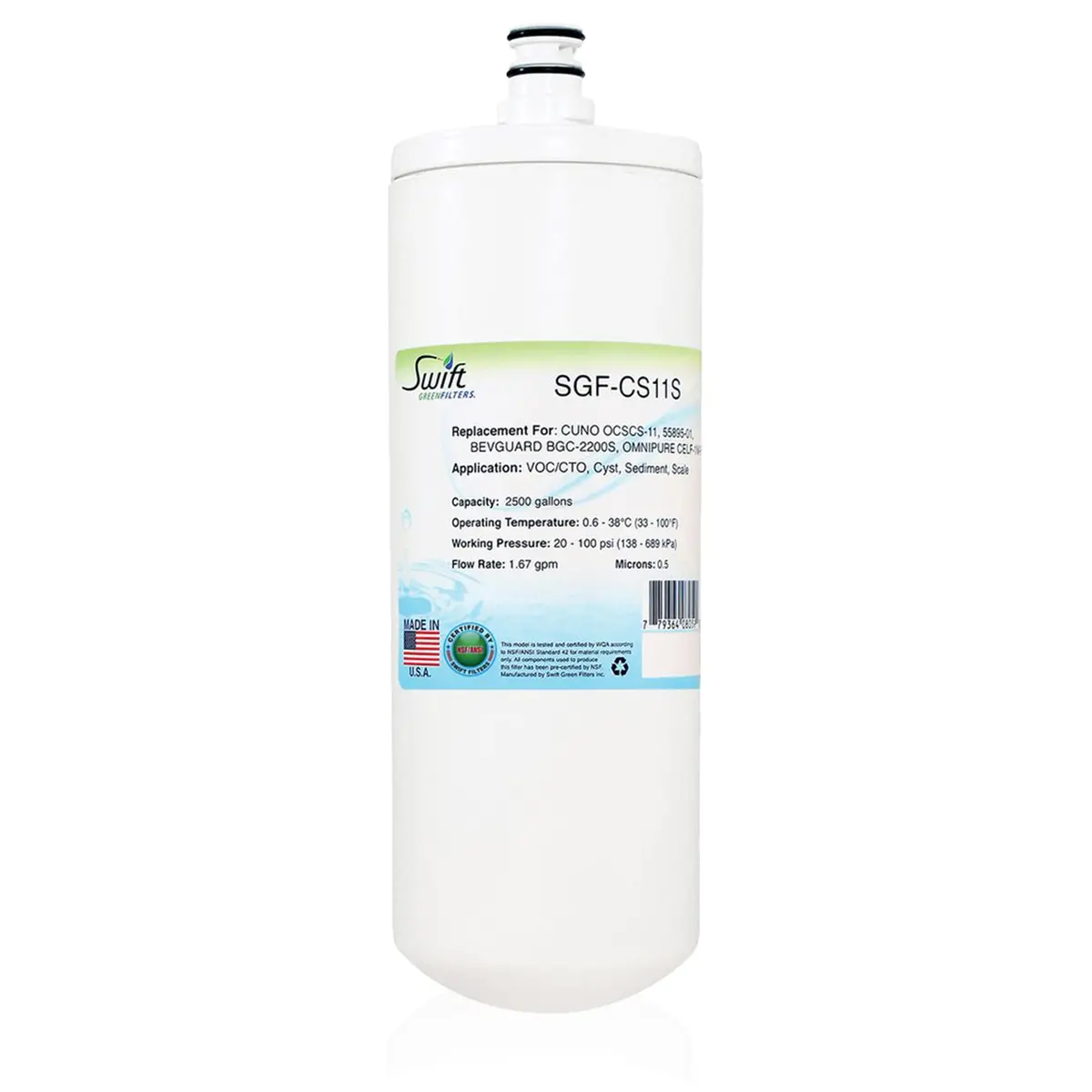 Sgf-Cs11s Compatible Cold Beverage Dispenser Filter For Cuno Ocscs-11 1