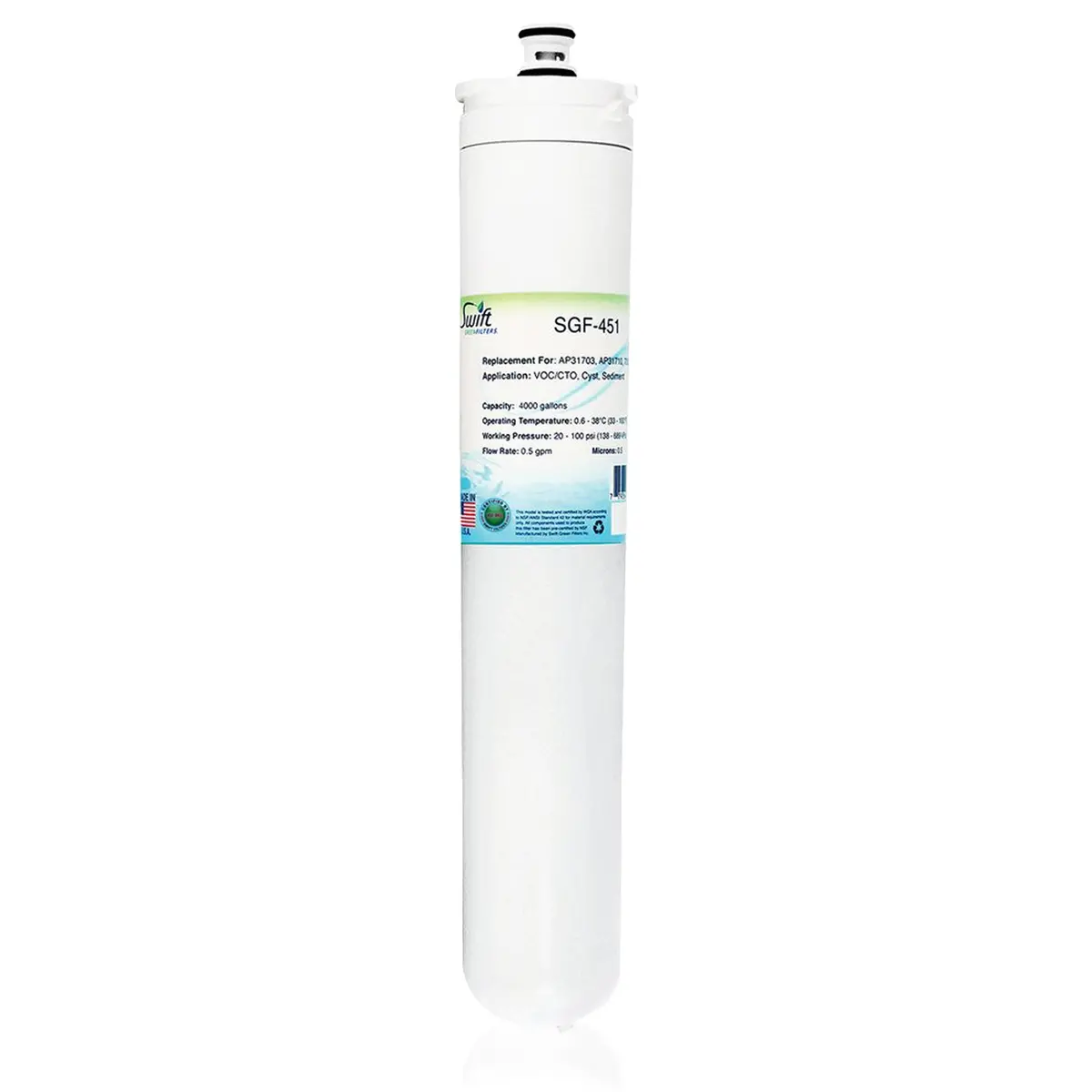 Replacement For 3M Cs-451, Cs-452, Cs-450, Cs-562, Cs-522 Filter By Swift Green Filters Sgf-451 1