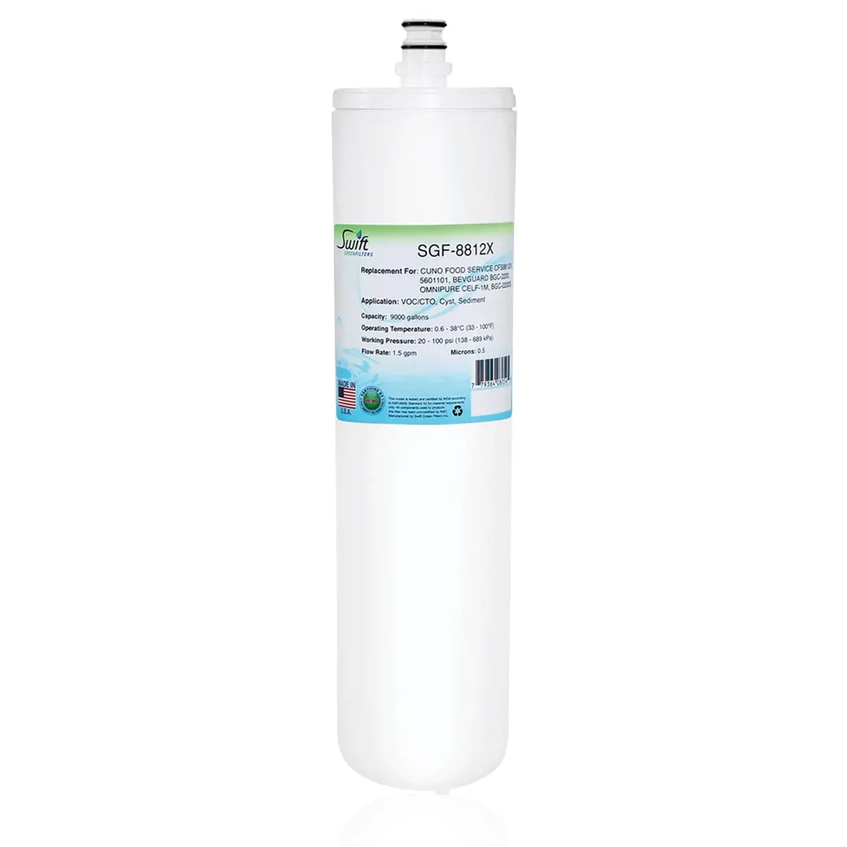 Sgf-8812X Compatible Coffee And Hot Tea Water Filter For Cuno Cfs8812x 1