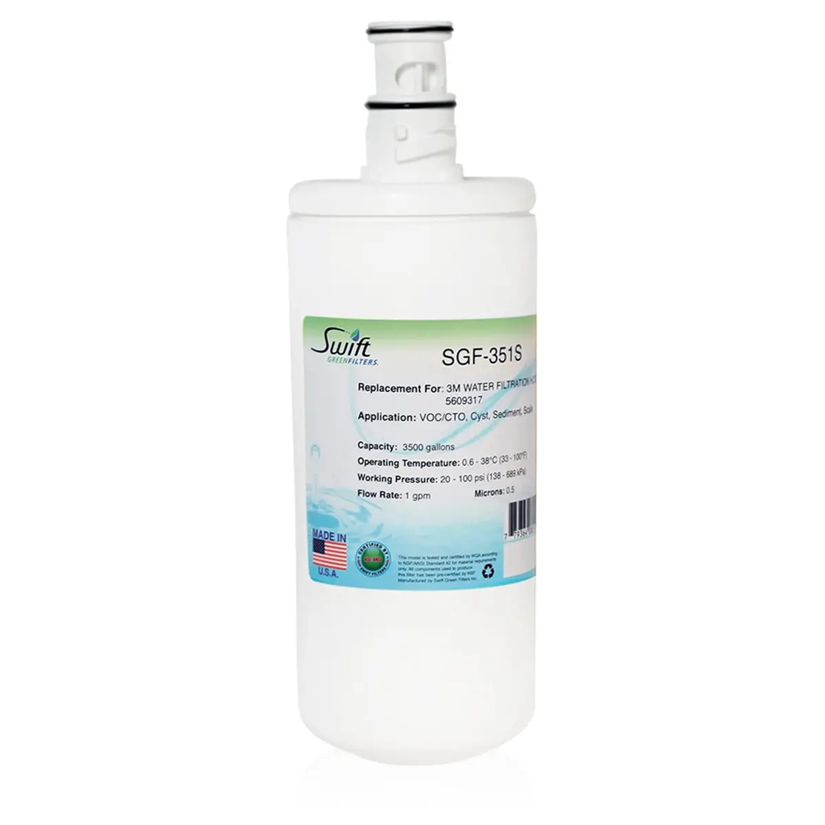 Sgf-351S Compatible Coffee And Hot Tea Water Filter For 3M Hc351-S 1