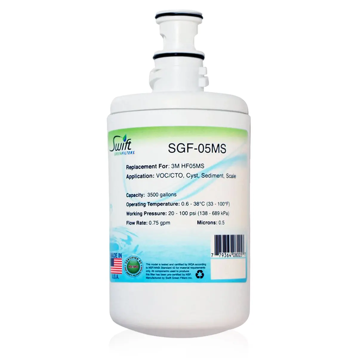 Sgf-05Ms Compatible Coffee And Hot Tea Water Filter For 3M Hf05ms 1