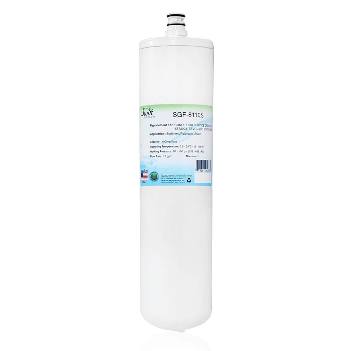 Sgf-8110S Compatible Coffee And Hot Tea Water Filter For Cuno Cfs8110-S 1