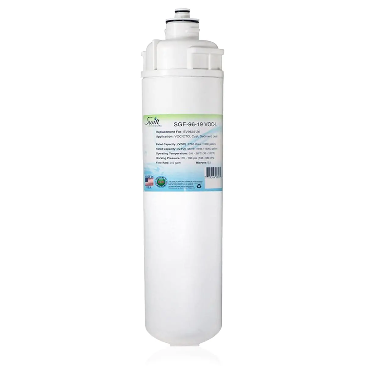 Sgf-96-19 Voc-Chlora-L Compatible Office Filter For Everpure Ev9635-26 1