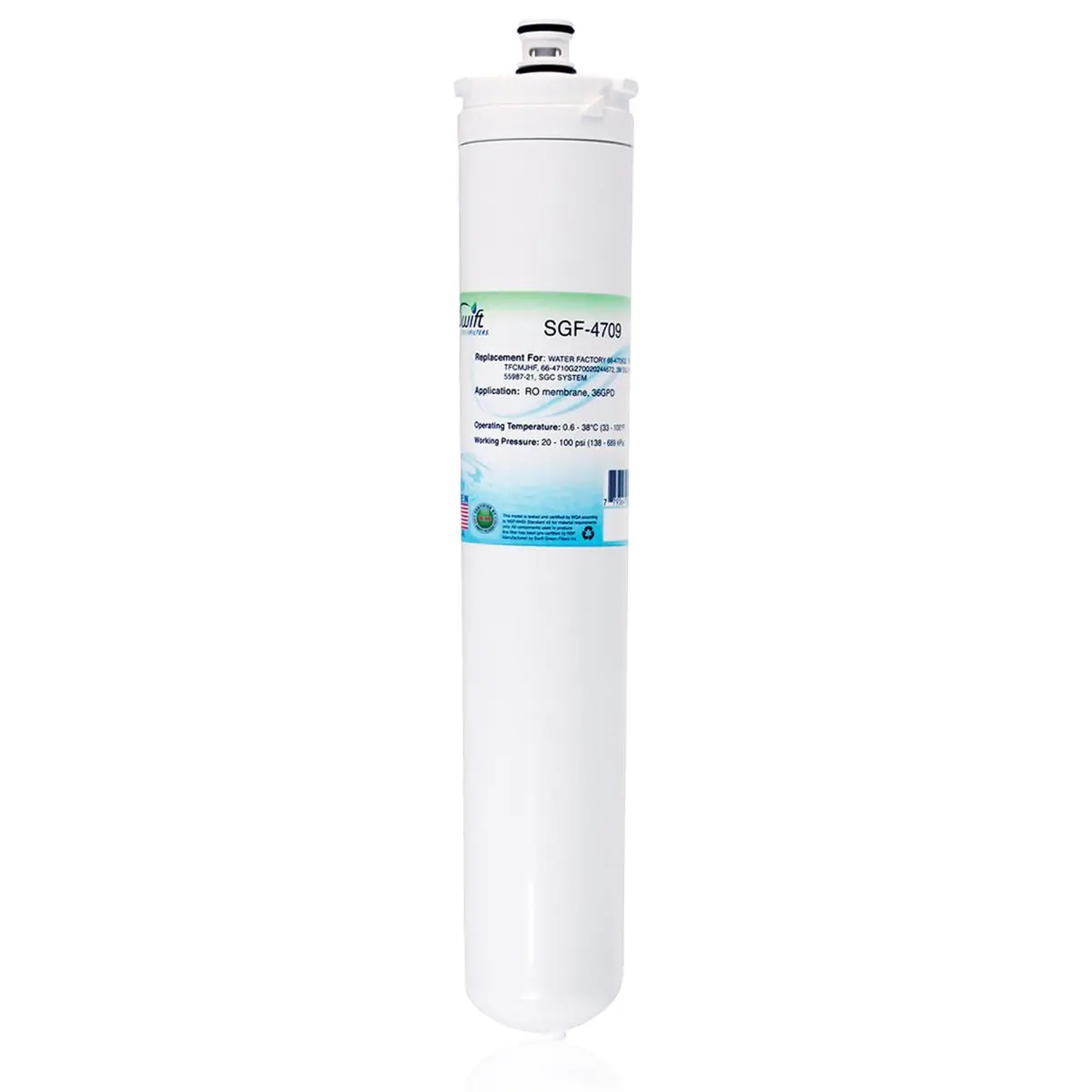 Sgf-4709 Compatible Reverse Osmosis System Filter For Water Factory 66-4709G2 1