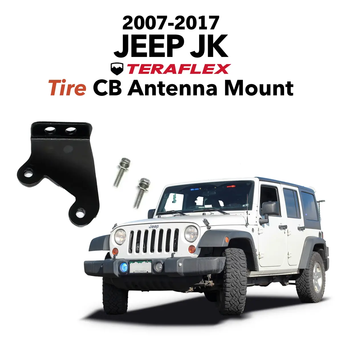 Teraflex Jk Jeep Wrangler Cb Spare Tire Mount 1