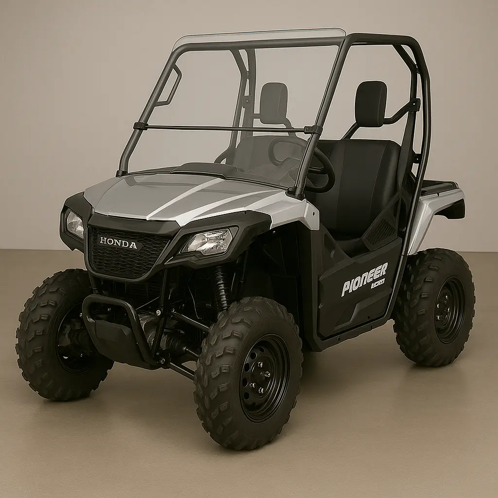 2014-2016 Honda Pioneer 500 Tilting Utv Windshield - For Soft Or No Top (Tk00147, Tk00296 & Tk00602) 1