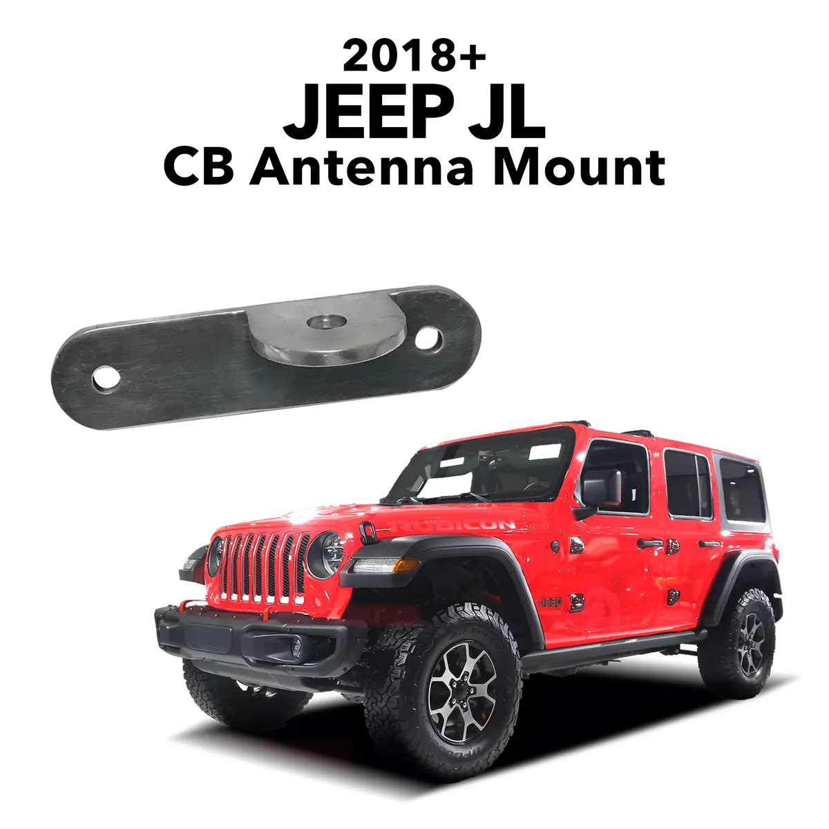Jeep Jl Cb Antenna Tailgate Mount (2018+) 1