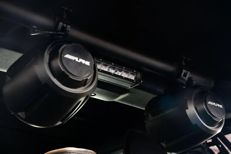 Dv8 Offroad 4Dr Rear Speaker & Light Mount Bar -2021+ Ford Bronco - Brsb-01 1