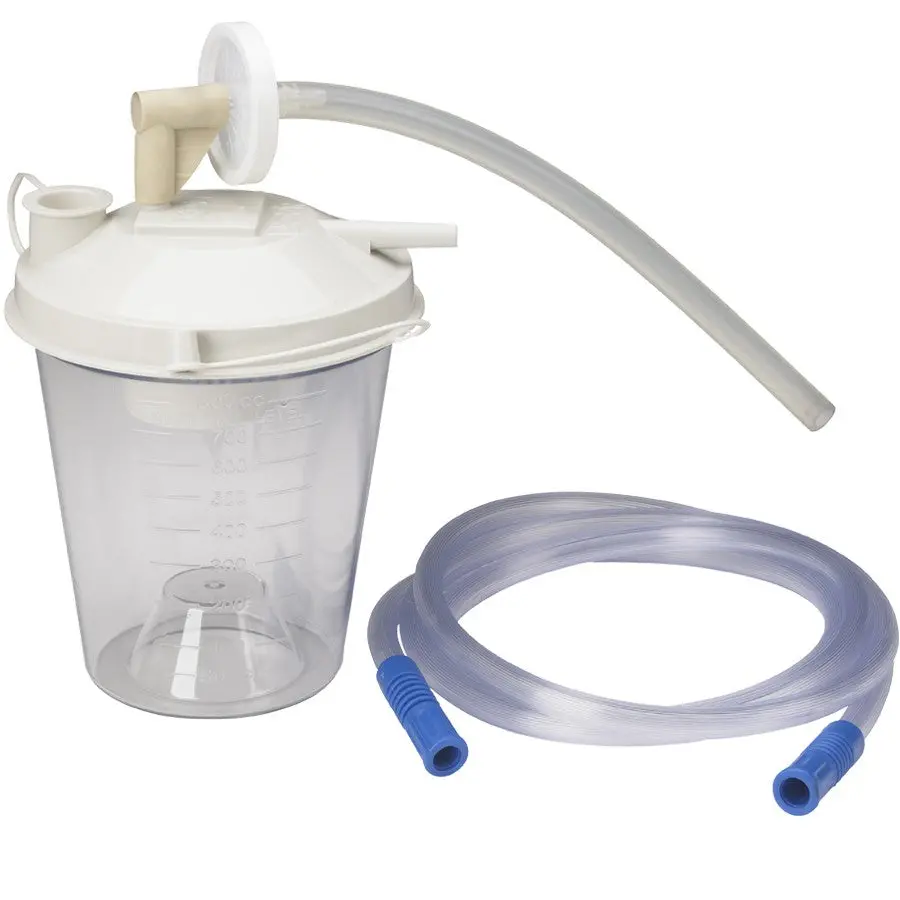 800Cc Disposable Suction Canister Kit With External Filter For Drive/Devilbiss Suction Machines 1