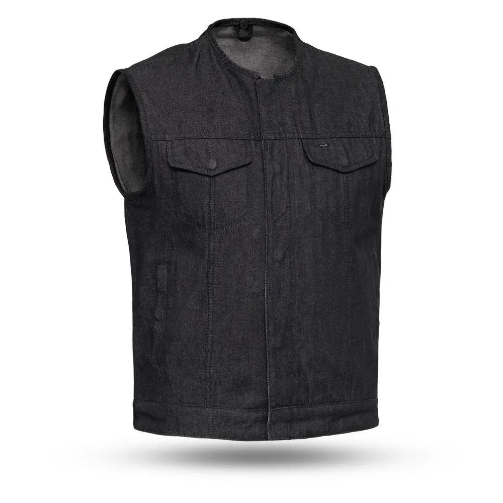 Eagle Leather Men's Haywood Denim Vest 1