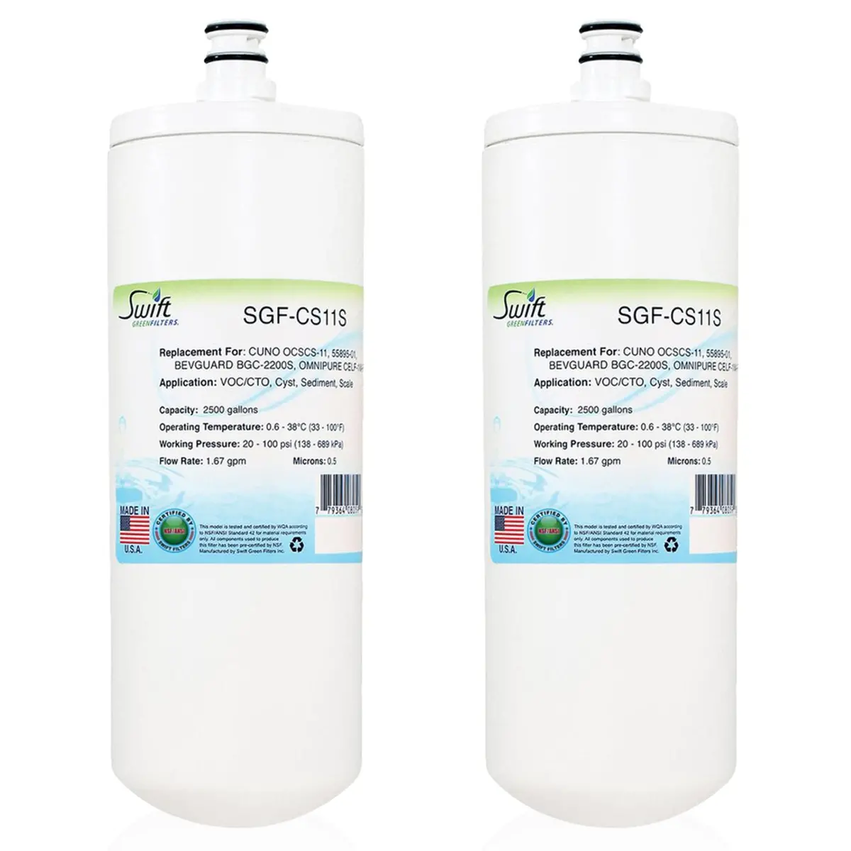 Sgf-Cs11s Compatible Cold Beverage Dispenser Filter For Cuno Ocscs-11 2