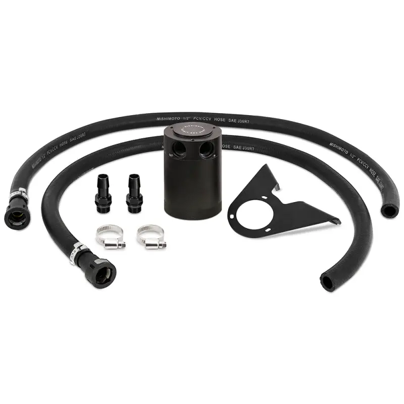 Mishimoto 2.3L Baffled Oil Catch Can - Pcv Side - Black -2021+ Ford Bronco- Mismmbcc-Br23-21P 1