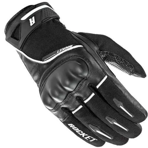 Super Moto Gloves Black/ White 1