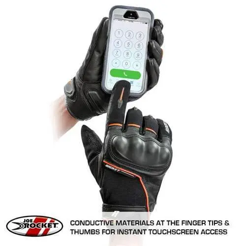 Super Moto Gloves Black/ White 3