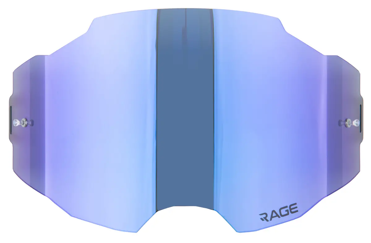 Klim Rage Off Road Lens (Dark Smoke Blue Mirror) 1