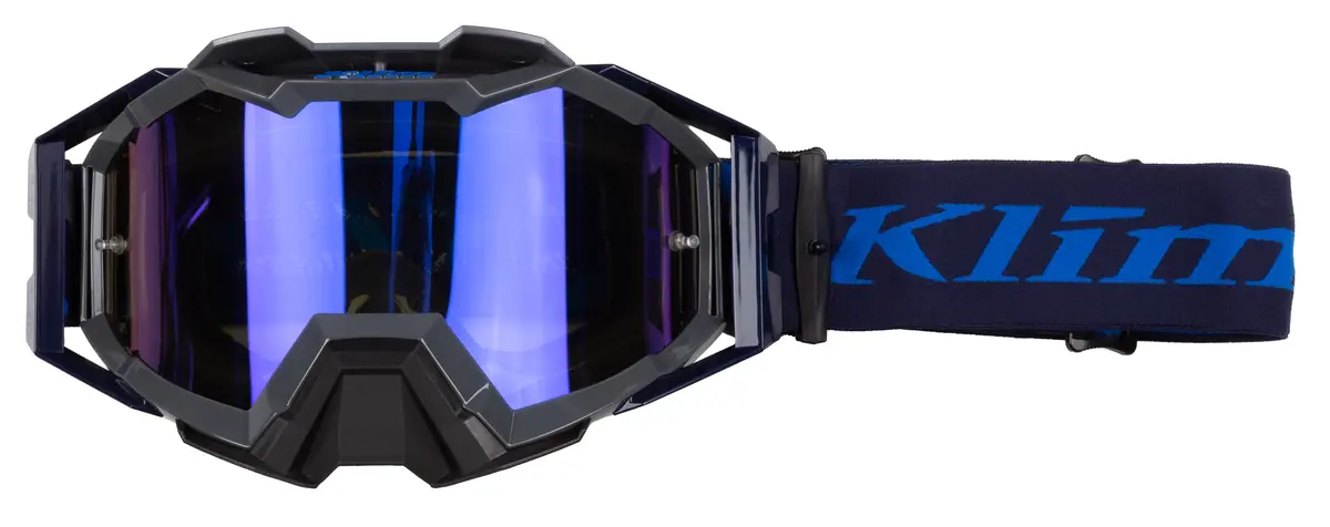Klim Viper Pro Off-Road Goggle (Slash Electric Blue Lemonade Smoke Blue Mirror) 1