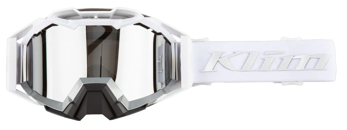 Klim Viper Pro Snow Goggle - Vanish White Clear Smoke Silver Mirror 1