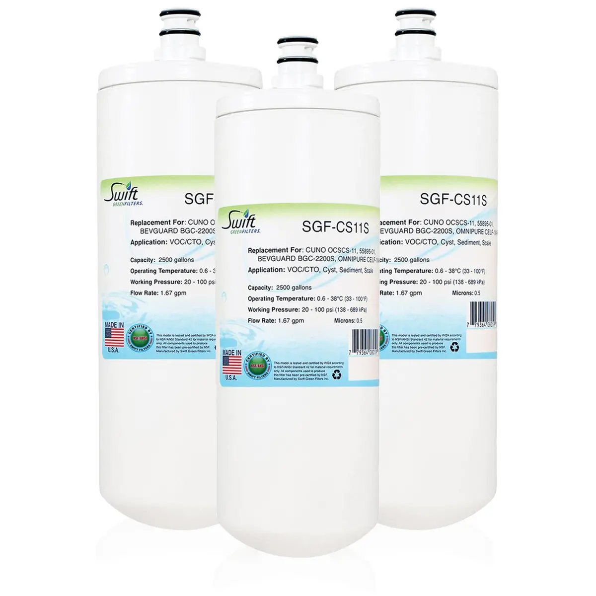 Sgf-Cs11s Compatible Cold Beverage Dispenser Filter For Cuno Ocscs-11 3