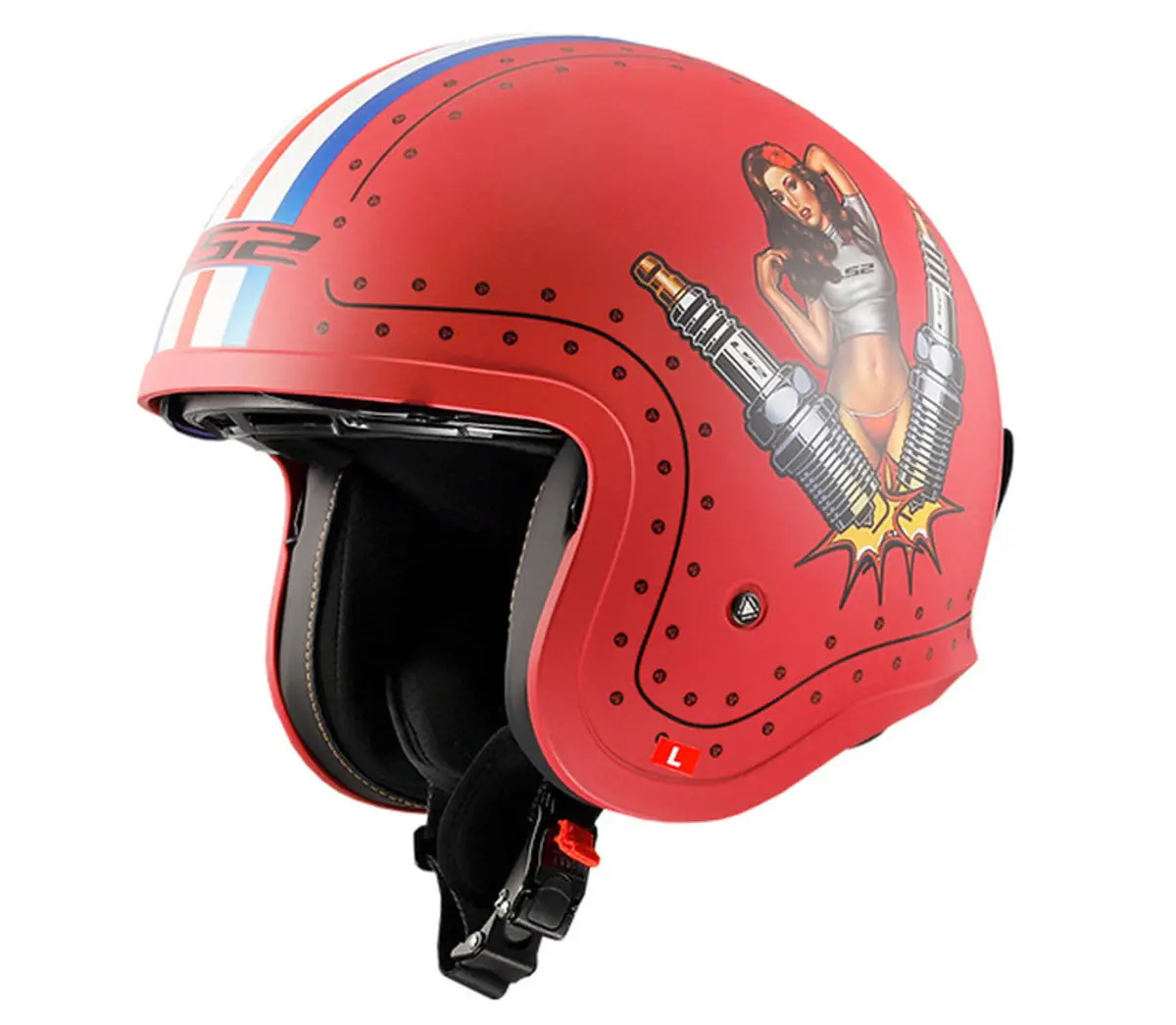 Ls2 Spitfire Spark Chili Pepper Graphic 1