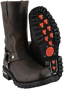 Men's Disressed Brown Harness Boot 1