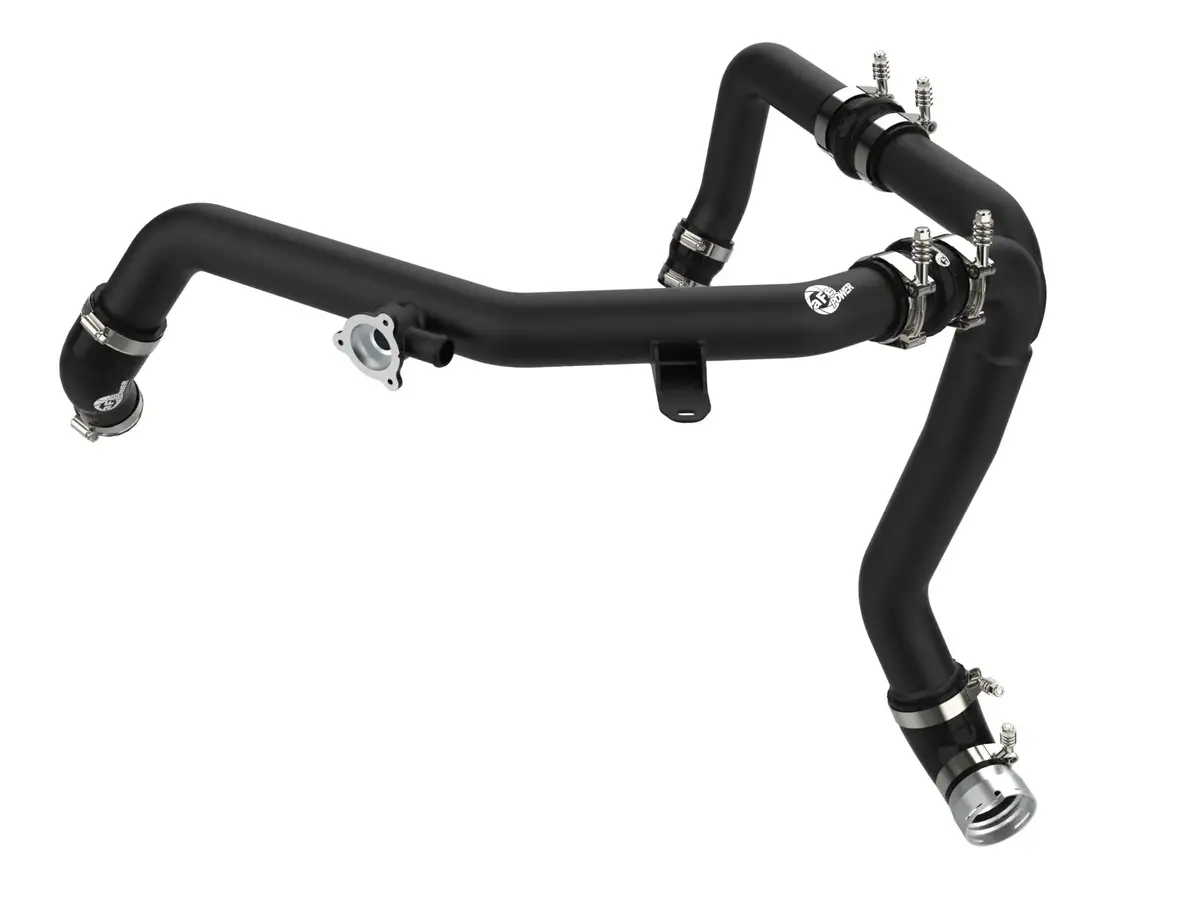 Afe  Bladerunner Alum Hot Charge Pipe - 2021+ Ford Bronco V6-2.7Ltt - Black - Afe46-20588-B 1