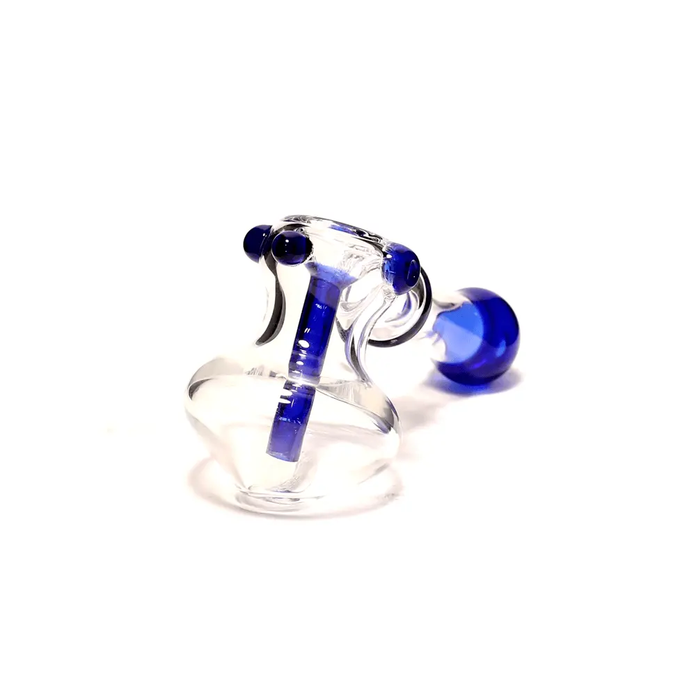 Blue Tip Glass Hammer Pipe - Sml 1