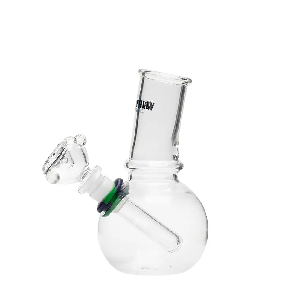 Waterfall Cannon Highbrid Series Glass Bong - Green/Blue 1