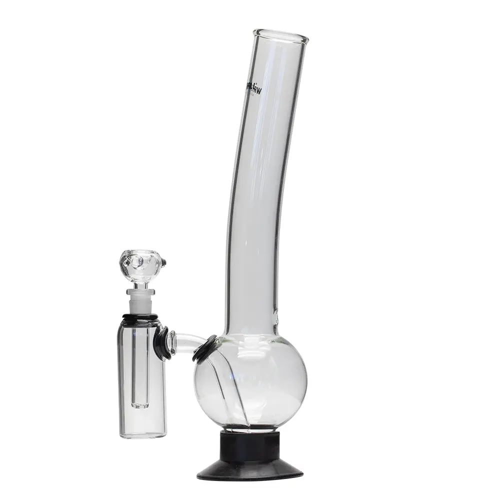 Waterfall Terminator Highbrid Series With Ash Catcher Glass Bong - Black 1