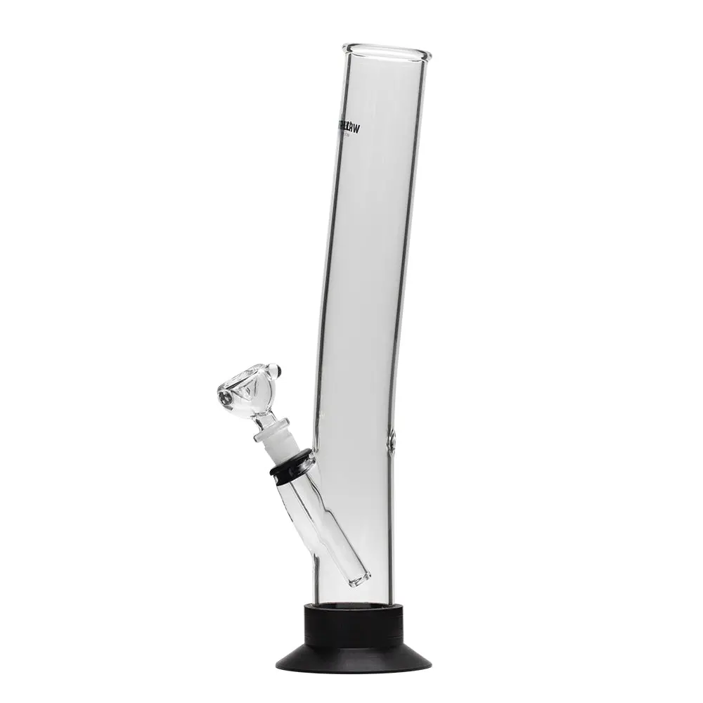 Waterfall Big Lips Highbrid Series Glass Bong - Black 1