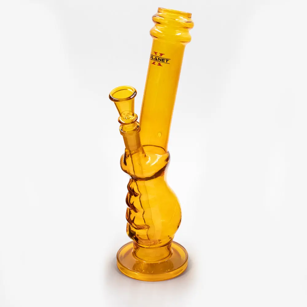 Fisty Glass Bong - Yellow 1