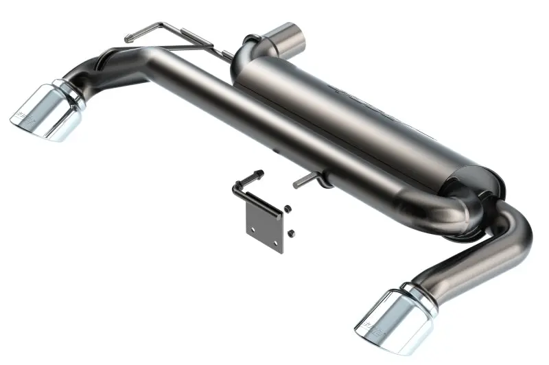 Borla 4Wd Touring Axle Back Exhaust W/ Bright Chrome Tips -2021+ Ford Bronco 2.3L - Bor11973 1