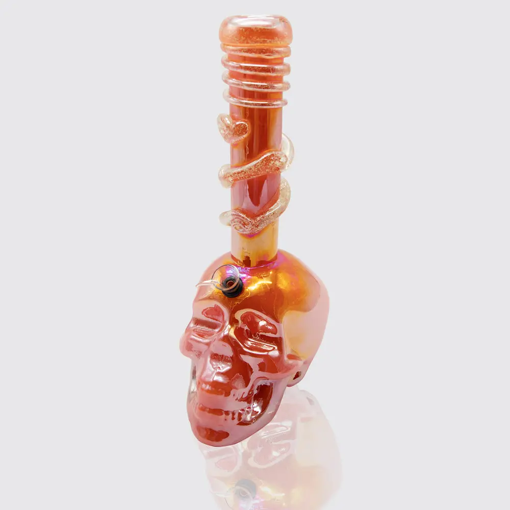 Death Skull Bong - Orange 1