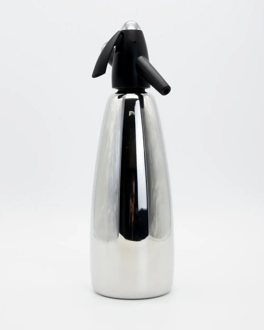 Mosa Classic Soda Siphon Stainless Steel 1 Litre - Black 1