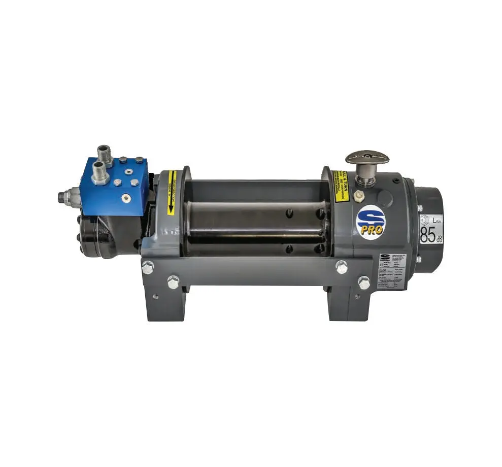 H8p 8000Lbs Standard Drum Hydraulic Winch Graphite - 5050Pro 1