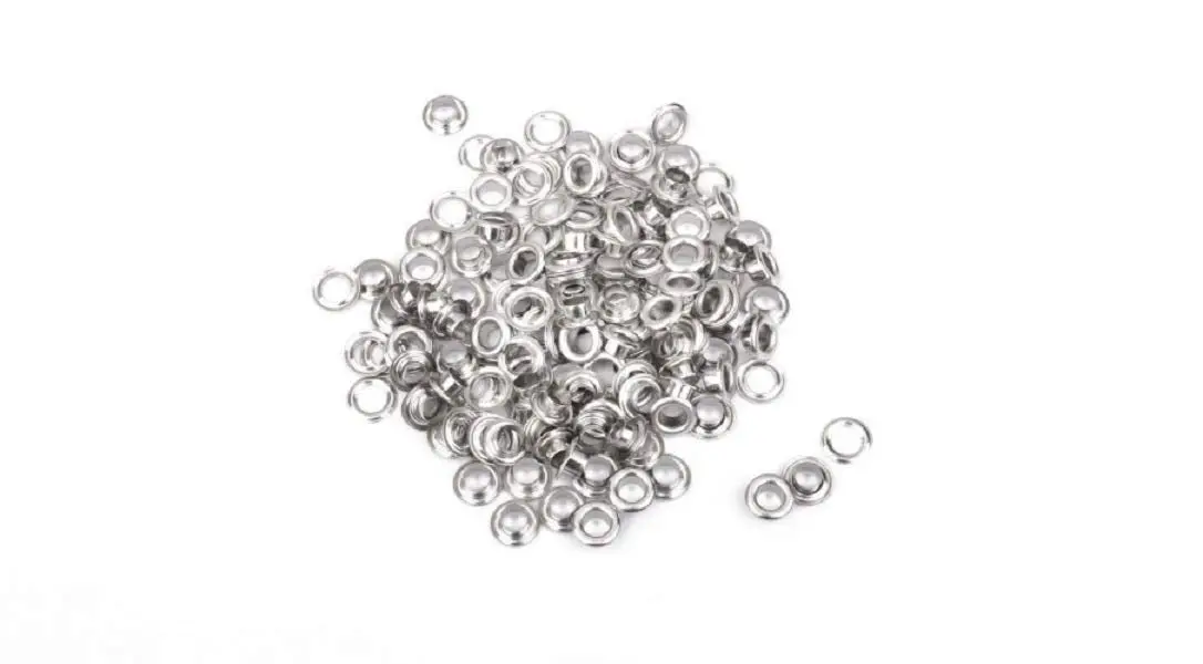 4" Silver Eyelets & Rivets 1