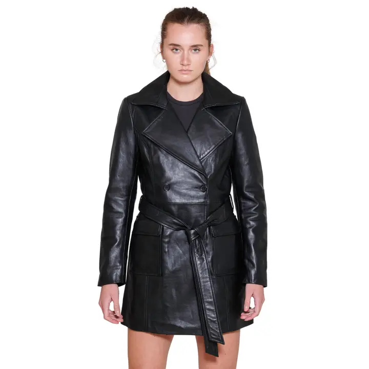 Long Lilly Leather Jacket 1