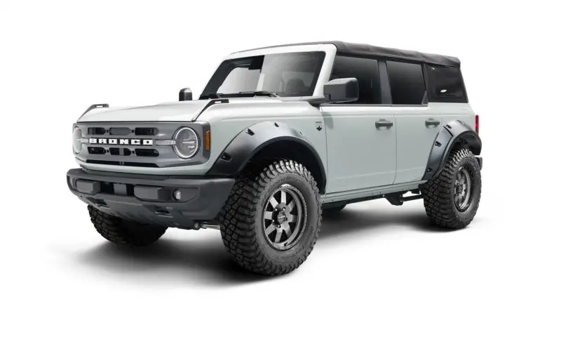 Bushwacker Pocket Style Flares 4Pc - Black -2021+ Ford Bronco 4-Door - Bus20960-02 1