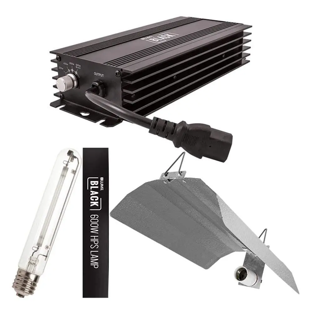Lumii Black 600W Digital Hps Light Kit 1