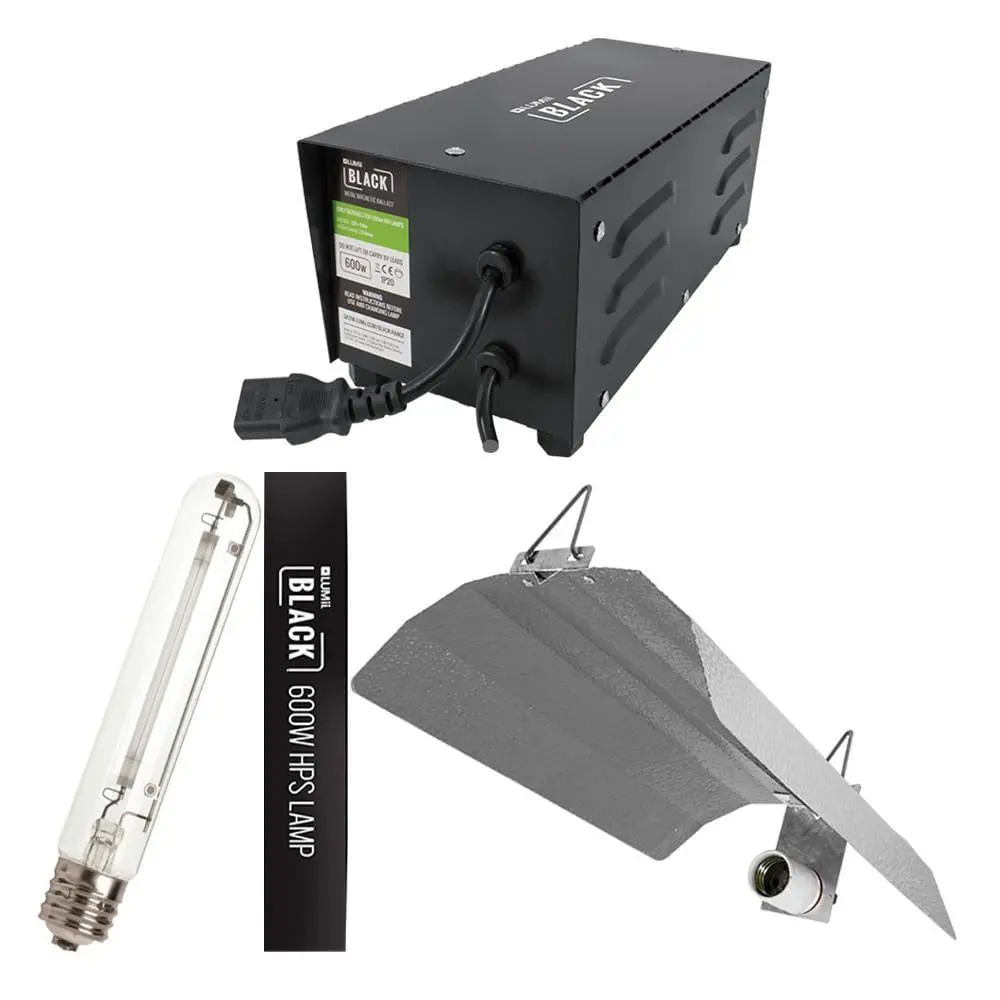 Lumii Black 600W Magnetic Hps Light Kit 1