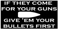 Give Them Your Bullets Black 1