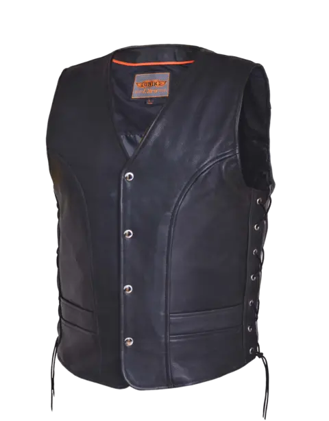 Men's Wrangler Leather Vest 1
